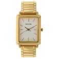 Sonata Quartz Analog with Day and Date Champagne Dial Leather Strap Watch for Men