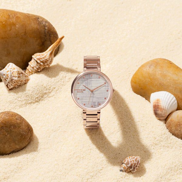 Sonata Poze Quartz Analog White Dial Stainless Steel Strap Watch For Women - image number 0