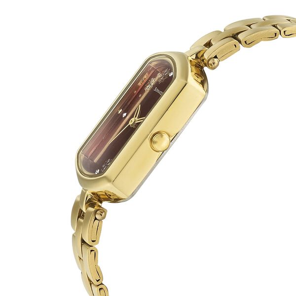 Sonata Wedding Maroon Dial Women Watch With Stainless Steel Strap - image number 2