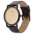 Sonata Quartz Analog Golden Dial Leather Strap Watch for Men - image number 2