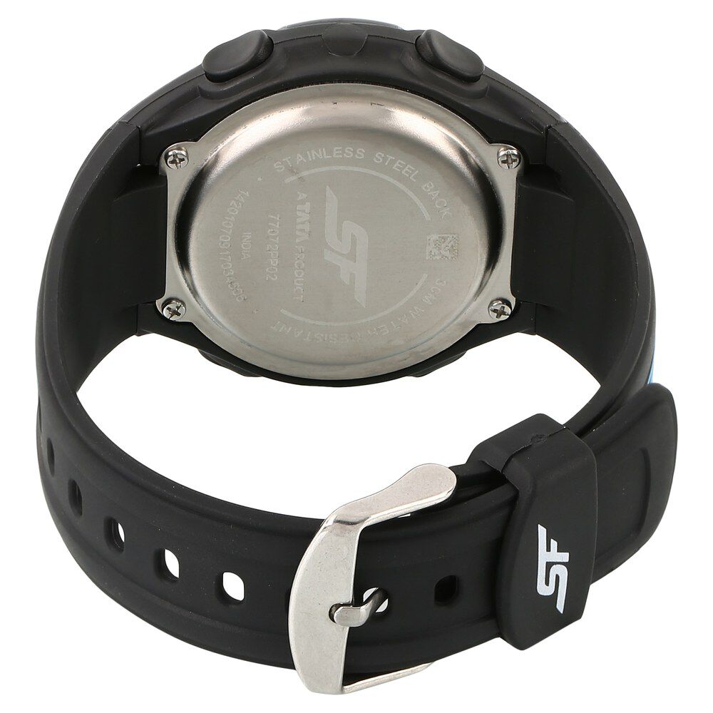 Buy Online SF Super Fibre Digital Dial Plastic Strap Watch for Men ns77072pp02 Sonata