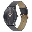 Poze by Sonata Quartz Analog Black Dial Leather Strap Watch for Men - image number 2