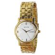 Sonata Quartz Analog with Day and Date Champagne Dial With Brown Color Leather Strap Watch For Men