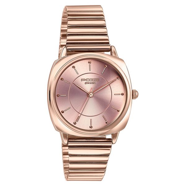 Sonata Poze Quartz Analog Rose Gold Dial Rose Gold Colour Stainless Steel Strap Watch For Women - image number 1
