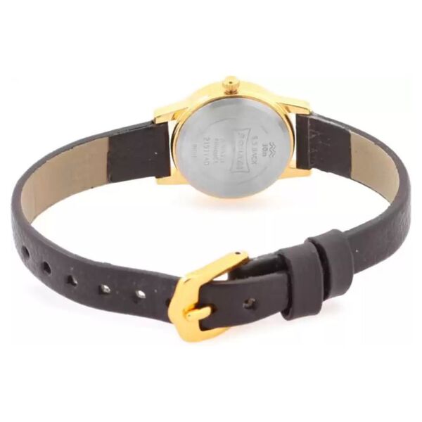 Sonata Quartz Analog Champagne Dial Leather Strap Watch for Women - image number 1