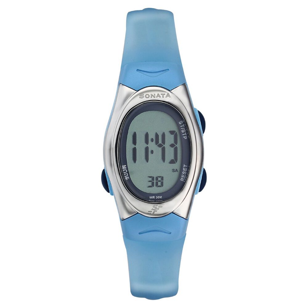 Buy Online Sonata Digital Dial Strap Watch for Women 8934pp02 Sonata