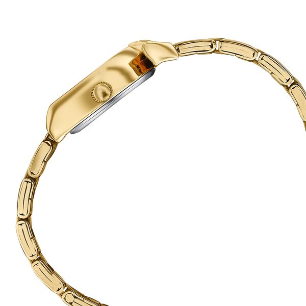 Poze By Sonata Quartz Analog Golden Dial Golden Metal Watch And Jewellery Combo For Women - image number 5