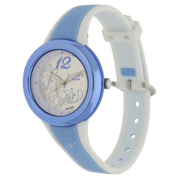 Sonata Quartz Analog Silver Dial Plastic Strap Watch for Women - image number 1