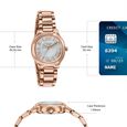 Poze By Sonata Quartz Analog White Mother of Pearl Dial Rose Gold Metal Strap Watch For Women - image number 3