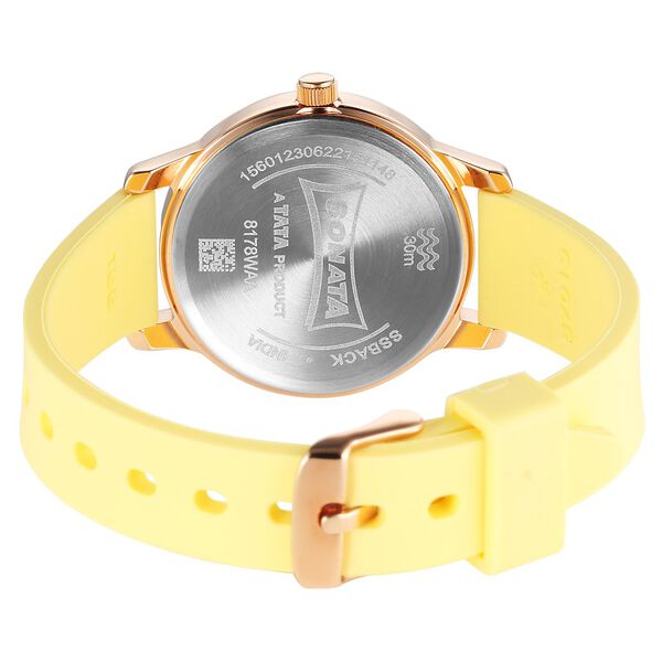 Sonata Splash Silver Dial Women Watch With Plastic Strap - image number 3