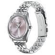 Poze By Sonata Quartz Analog Pink Dial Silver Metal Strap Watch For Women - image number 4