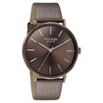 Sonata Poze Quartz Analog Brown Dial Leather Strap Watch for Men - image number 2