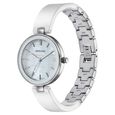 Sonata Festive Quartz Analog White Dial Two Toned Ceramic & Metal Strap Watch For Women - image number 2