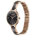 Sonata Quartz Analog Black Dial Two Toned Stainless Steel Strap Watch For Women - image number 3