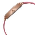 Poze By Sonata Quartz Analog Pink Dial Pink Leather Strap Watch For Women - image number 5