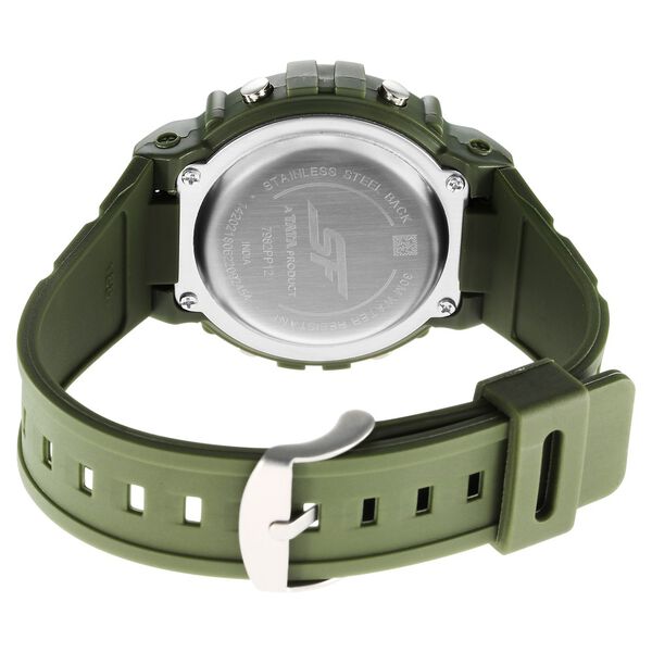 Sonata Digital Dial Green Plastic Strap Watch for Men - image number 3
