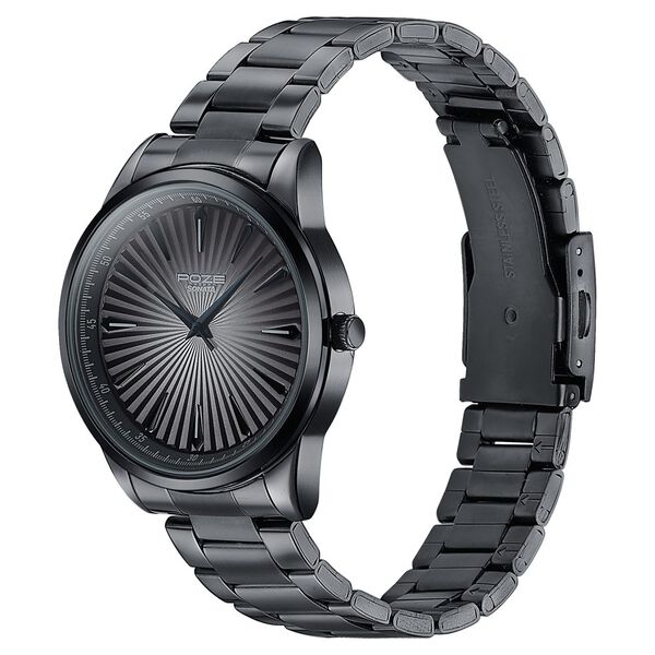 Sonata Poze Quartz Analog Grey Dial Metal Strap Watch For Men - image number 3