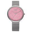 Poze by Sonata Quartz Analog Black Dial Stainless Steel Strap Watch for Women