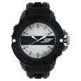 SF Quartz Analog Grey Dial Plastic Strap Watch for Men