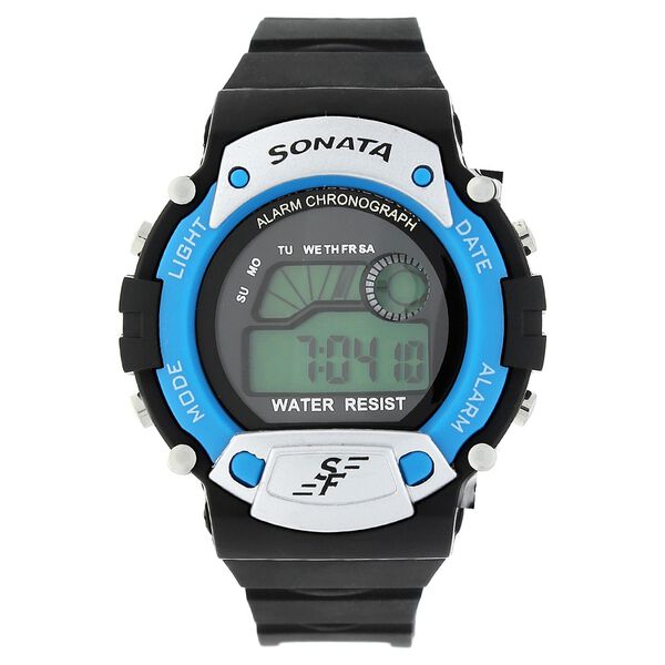 SF Digital Dial Plastic Strap Watch for Men - image number 0