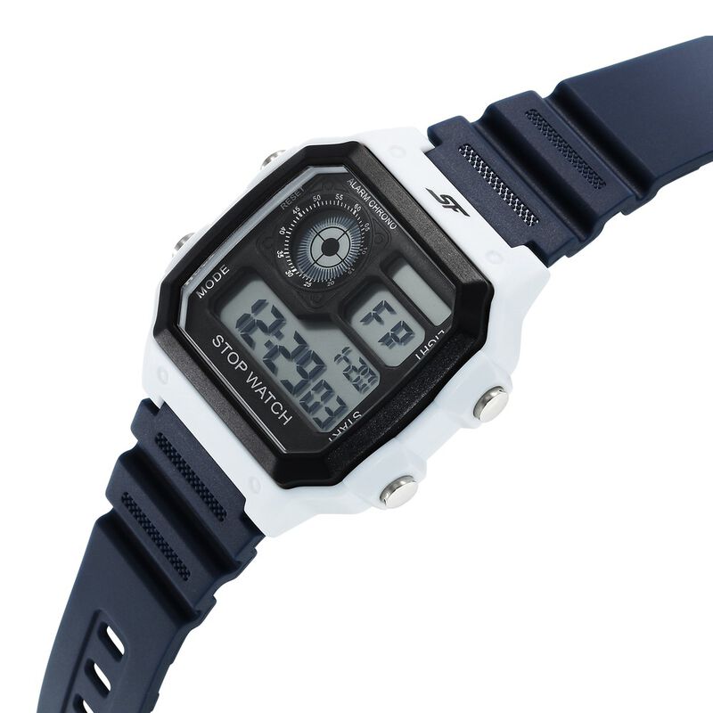 SF Hexa Digital Dial Unisex Watch With Polyurethane Strap - image number 2