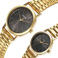 Sonata Alloy Pairs Quartz Analog Grey Stainless Steel Strap for Couple - image number 2