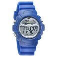 SF Digital Dial Red PU Strap Watch for Men