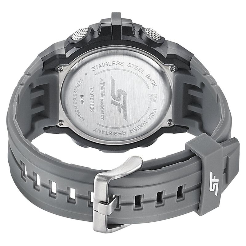 SF Digital Dial PU Strap Watch for Men