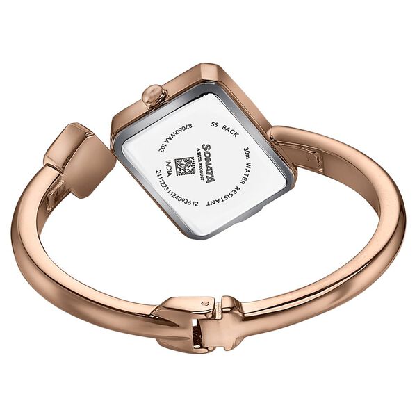 Sonata Wedding Edit Quartz Analog Black Dial Metal Strap Watch For Women - image number 5
