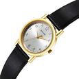 Sonata Classic Quartz Analog Silver Dial Black Leather Strap Watch for Men - image number 2