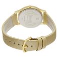 Glitterati Champagne Dial Leather Strap Watch for Women - image number 2