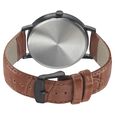 Sonata Quartz Analog with Date Black Dial Leather Strap Watch for Men - image number 3