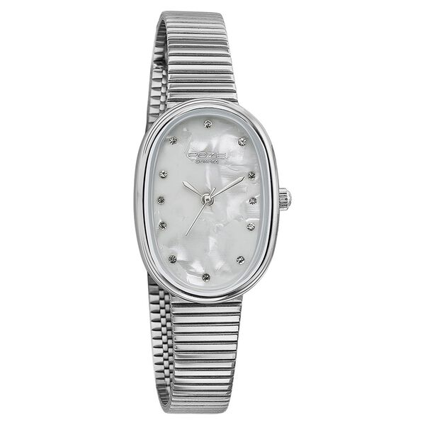 Sonata Poze Quartz Quartz White Dial Metal Strap Watch for Women - image number 2