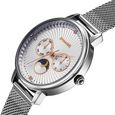 Sonata Festive Quartz Multifunction Silver Dial Metal Strap Watch For Women - image number 2