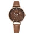 Poze by Sonata Quartz Analog Pink Dial PU Leather Strap Watch for Women
