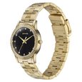 Sonata Glam Gold Quartz Analog Black Dial Stainless Steel Strap Watch For Women - image number 2