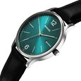 Sonata Aspire Quartz Analog with Date Green Dial Leather Strap Watch For Men - image number 2
