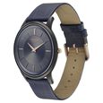 Poze by Sonata Quartz Analog Blue Dial Leather Strap Watch for Men - image number 2