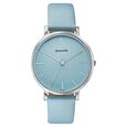Sonata Pastel Play Quartz Analog Blue Dial Leather Strap Watch For Women - image number 1