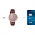 Sonata Poze Quartz Analog Multicoloured Dial Leather Strap Watch For Women - image number 3