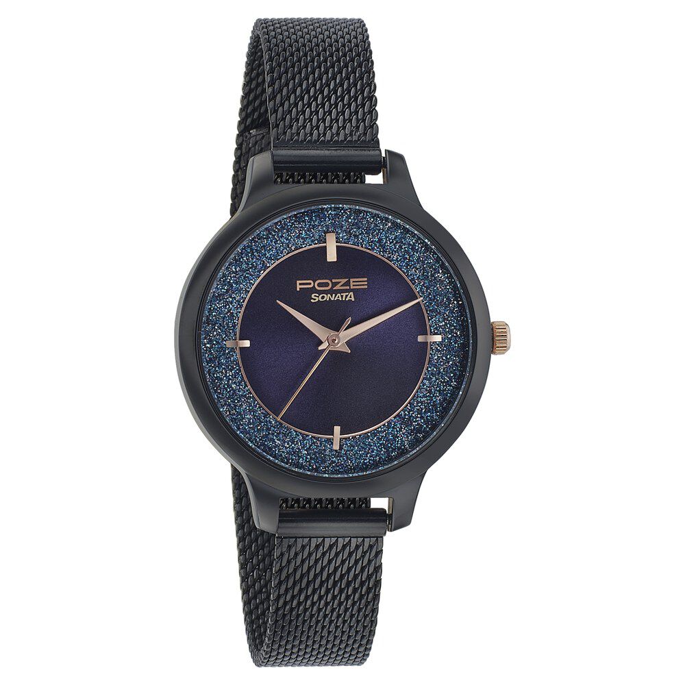 Sonata analog blue dial women's watch shop