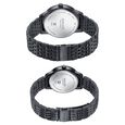 Sonata Wedding Edit Quartz Analog Black Dial Stainless Steel Strap Watch For Pair - image number 5