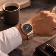 Sonata Vector Black Dial Two-Tone Bracelet Watch for Men - image number 7