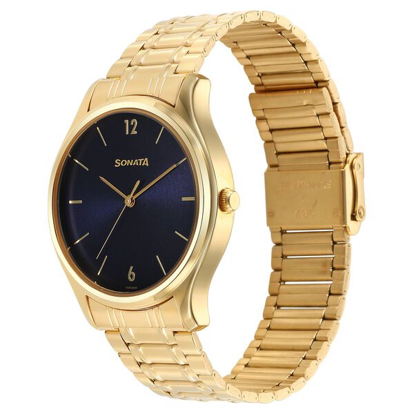 Sonata Quartz Analog Blue Dial Watch for Men - image number 1