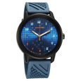 Sonata Volt Quartz Analog Black Dial Polyurethane Strap Watch for Men