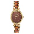 Sonata Poze Quartz Analog Brown Dial Bimetal Strap Watch For Women - image number 1