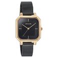 Sonata Modern Edit Quartz Analog Black Dial Black Stainless Steel Strap Watch For Women - image number 1