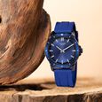 Sonata Poze Quartz Analog Blue Dial Blue Silicone Strap Watch For Men - image number 0