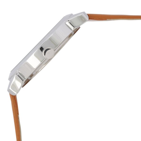 Knot Blue Dial Leather Strap Watch for Men - image number 3