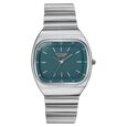 Poze Poze Quartz Analog Green Dial Silver Metal Strap Watch For Women - image number 1